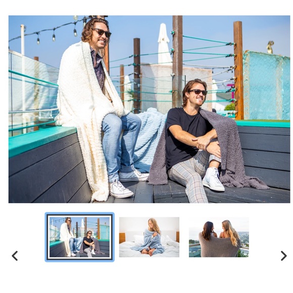 SET of 3 Luxury Blankets!! NWT exactly like barefoot dreams - Picture 9 of 9